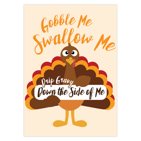 Gobble Me Swallow Me Card