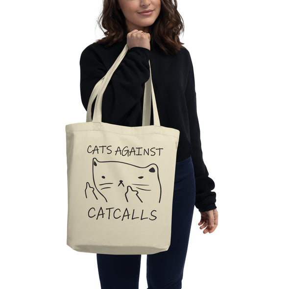 Cats Against Catcalls Organic Tote