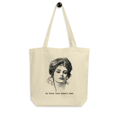 My Bitch Face Doesn't Rest Organic Tote