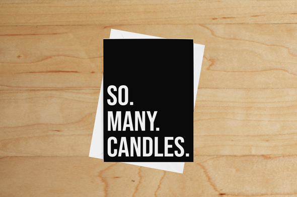 So Many Candles Card