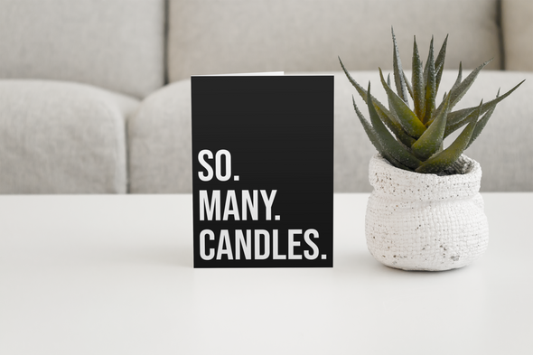 So Many Candles Card